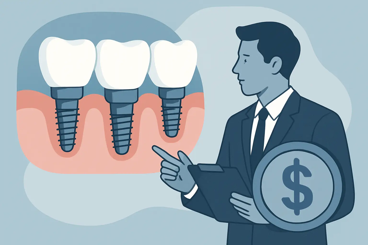 Feste Zähne an einem Tag: Was kostet das?