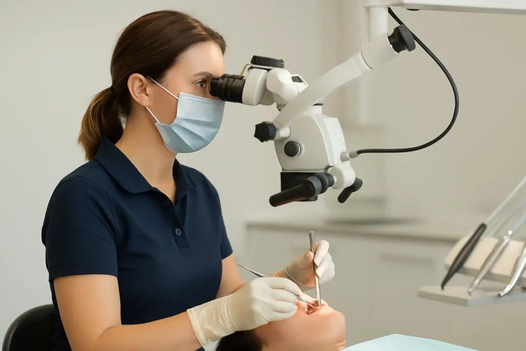 Mikroskopische Wurzelbehandlung: Vorteile