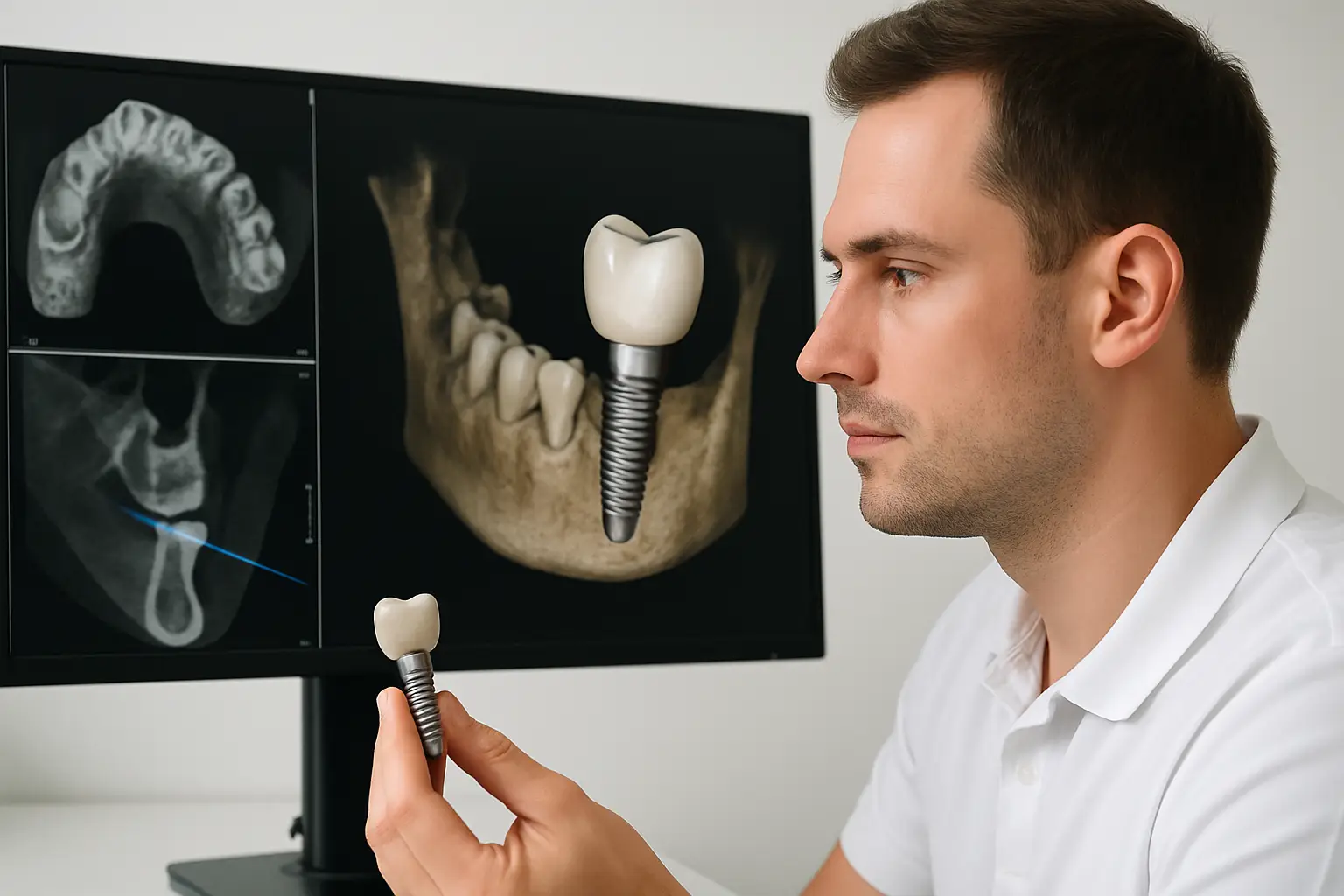 Zahnimplantat mit 3D-Planung: mehr Sicherheit