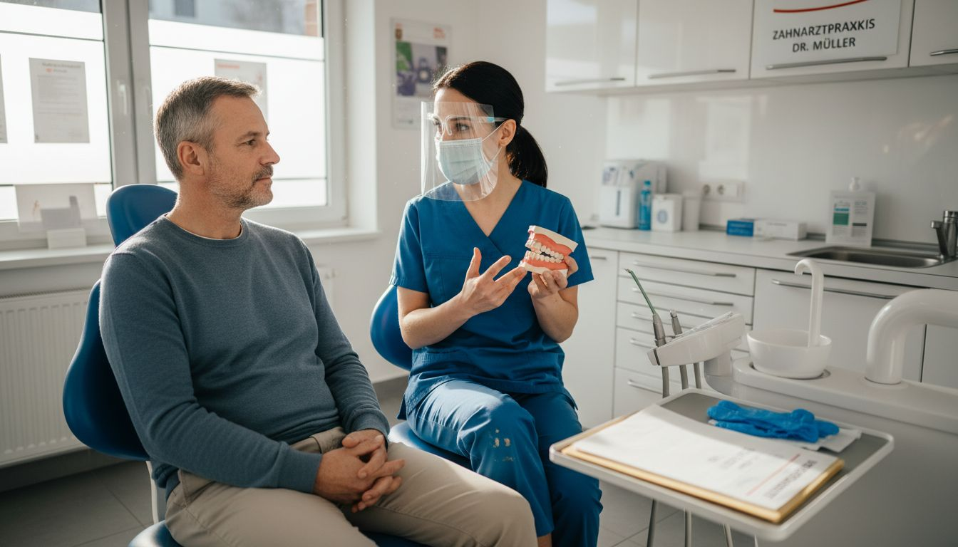 Beratungsgespräch in der Zahnarztpraxis