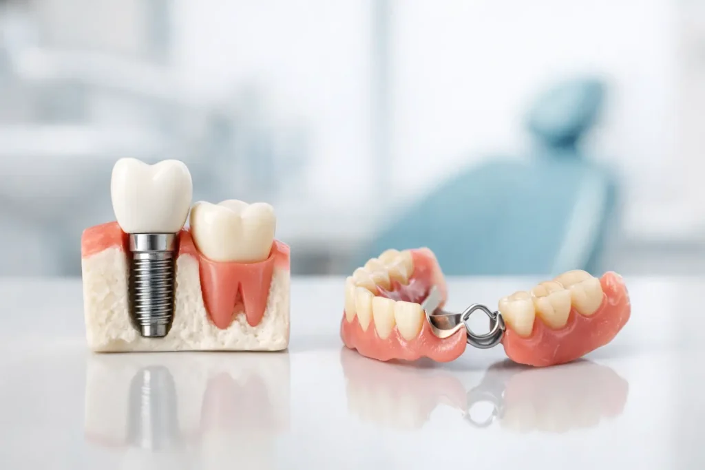 Implantat oder Teilprothese wählen?