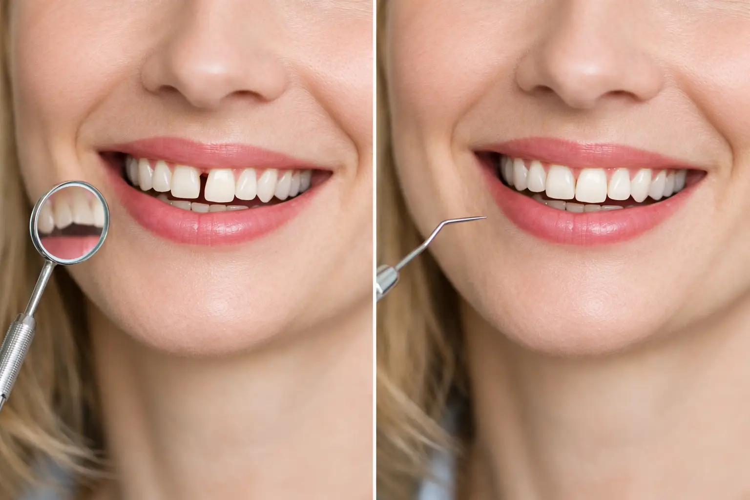 Zahnlücke schließen bei Erwachsenen