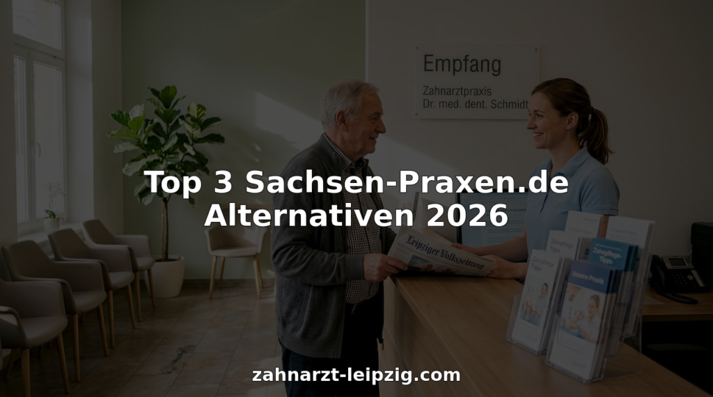 Die Empfangsdame begrüßt einen Patienten in der Zahnarztpraxis.