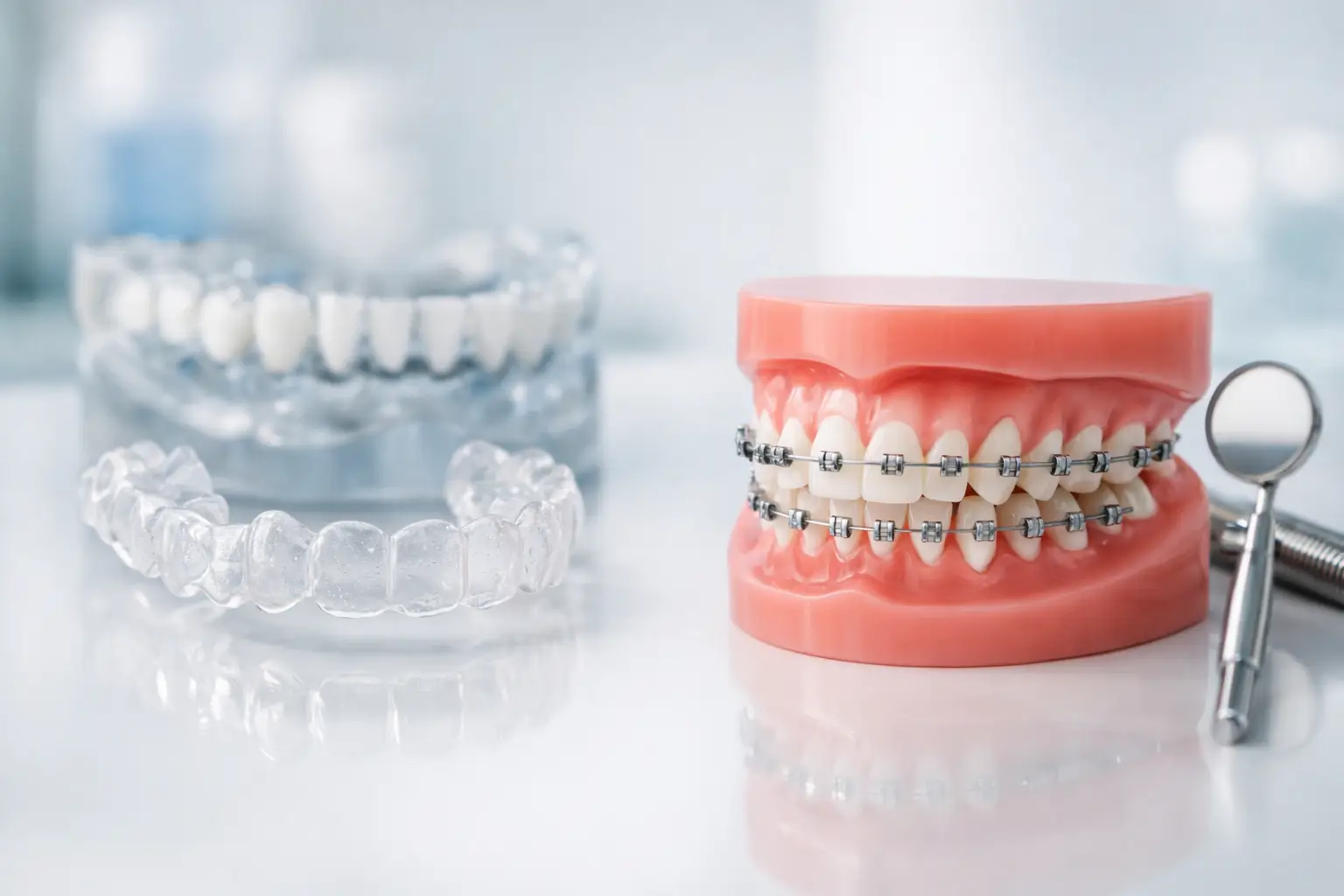 Aligner oder Brackets - der Unterschied