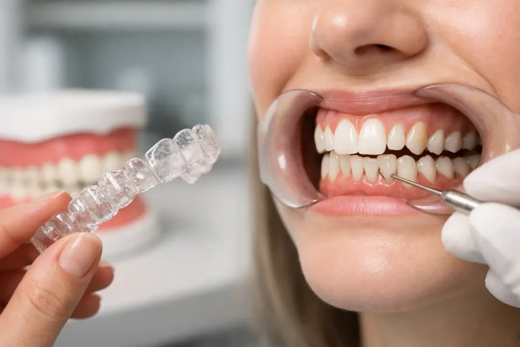 Invisalign Dauer bei Engstand realistisch erklärt