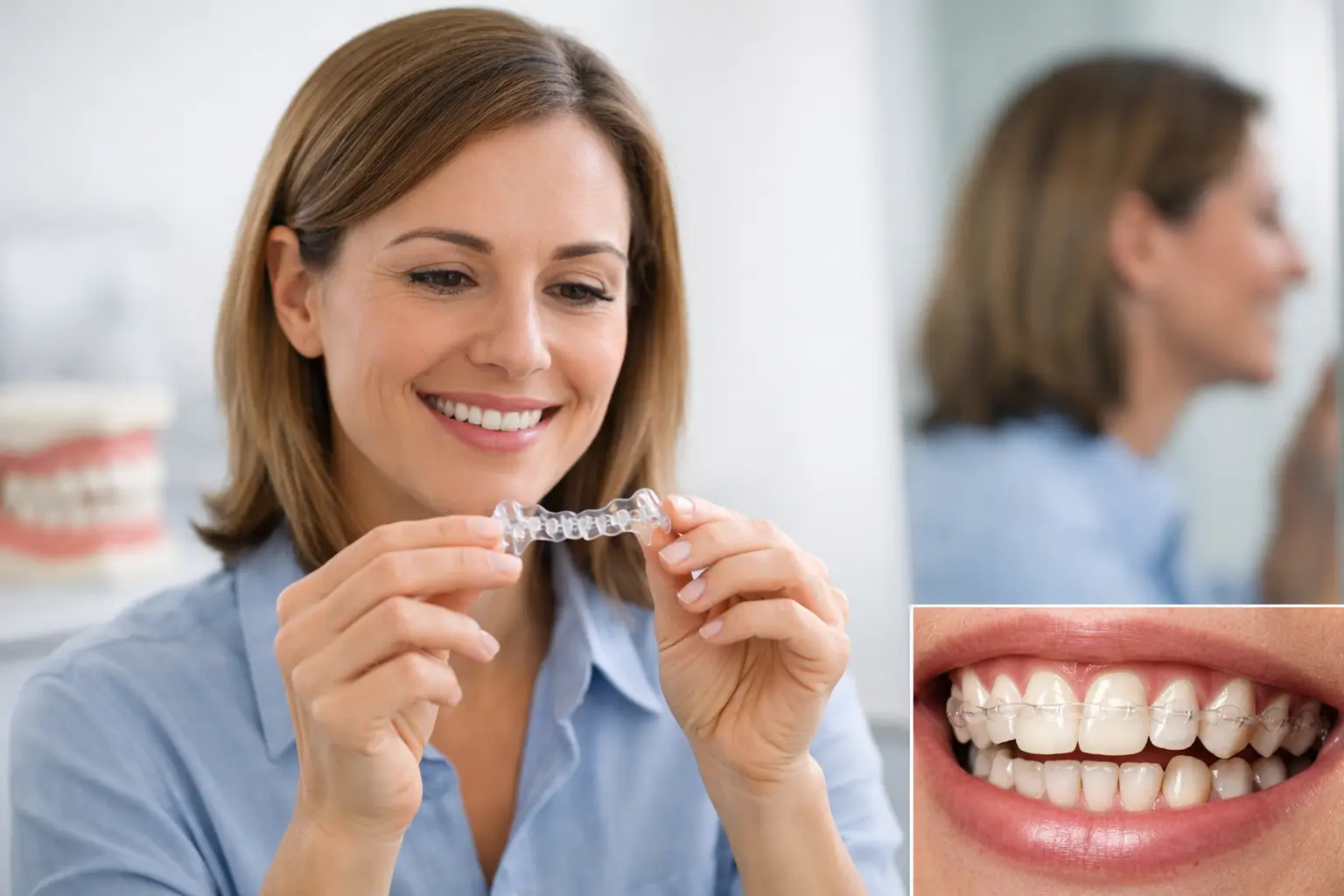Invisalign Erfahrungen Erwachsene mit Engstand