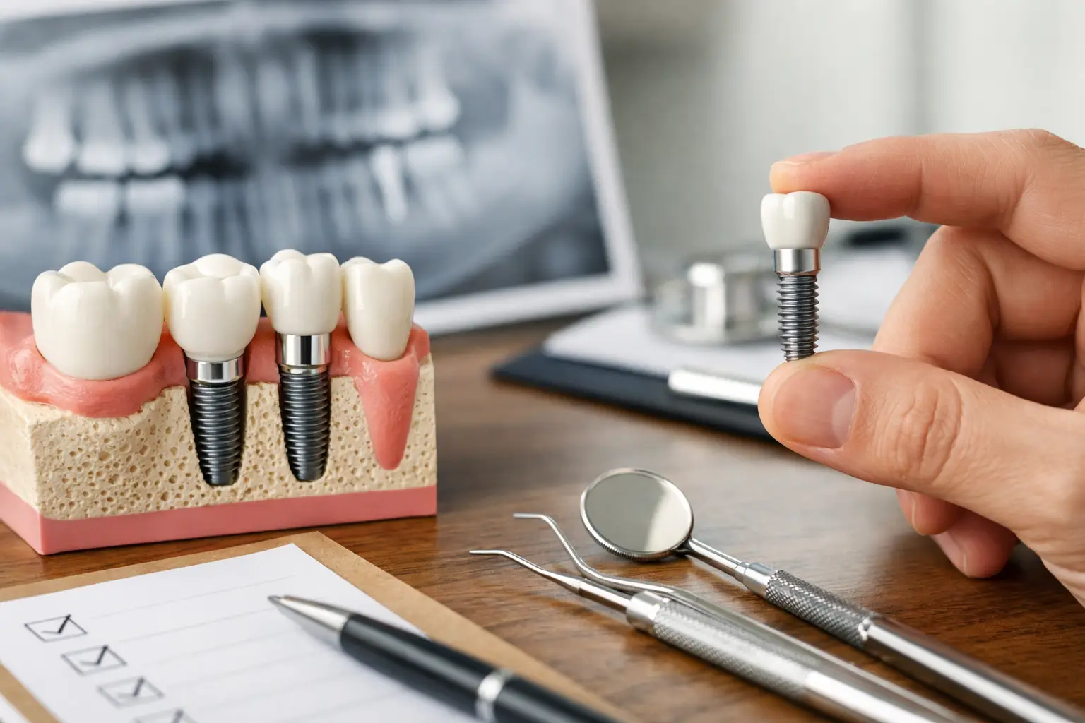 Implantat Sofortbelastung Voraussetzungen Check