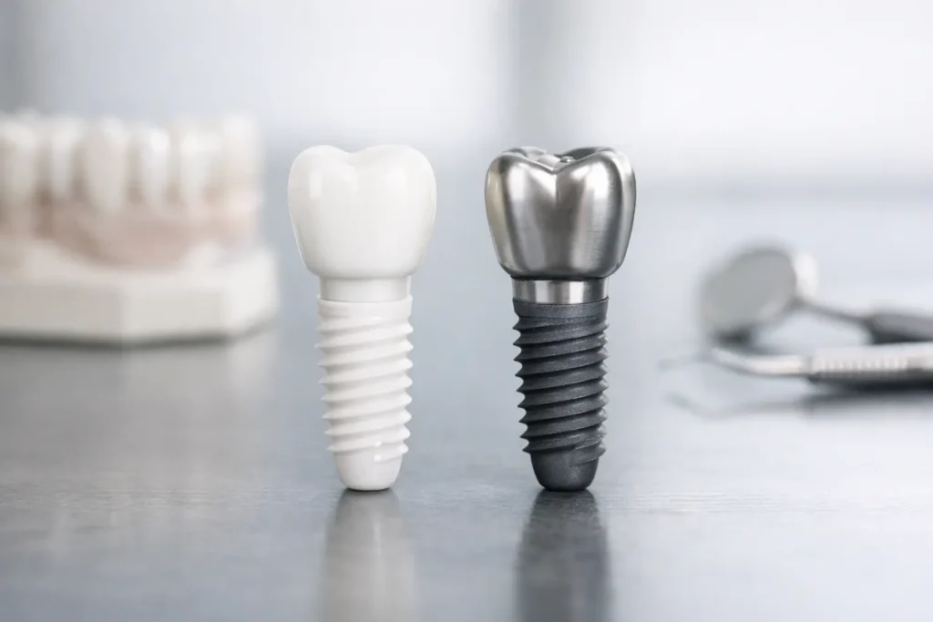 Keramikimplantat oder Titanimplantat: Was passt?
